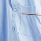 HAY Outline Short Pyjama Shirt in Soft Blue