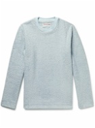 Orlebar Brown - Antev Cotton-Blend Terry Sweatshirt - Blue