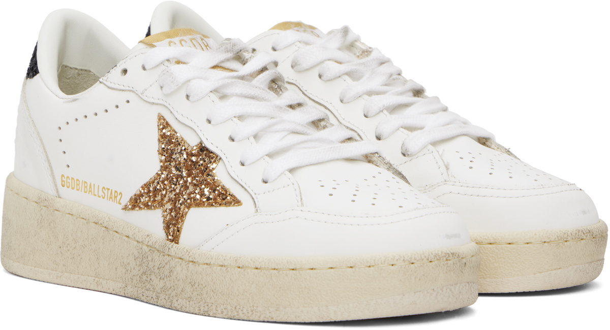 Golden Goose White Ball Star Sneakers Golden Goose Deluxe Brand