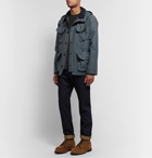 The Workers Club - Storm System Wool-Twill Field Jacket - Blue
