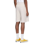 Alanui Off-White Cashmere Bermuda Shorts