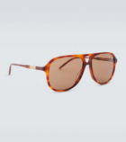 Gucci - Aviator acetate sunglasses