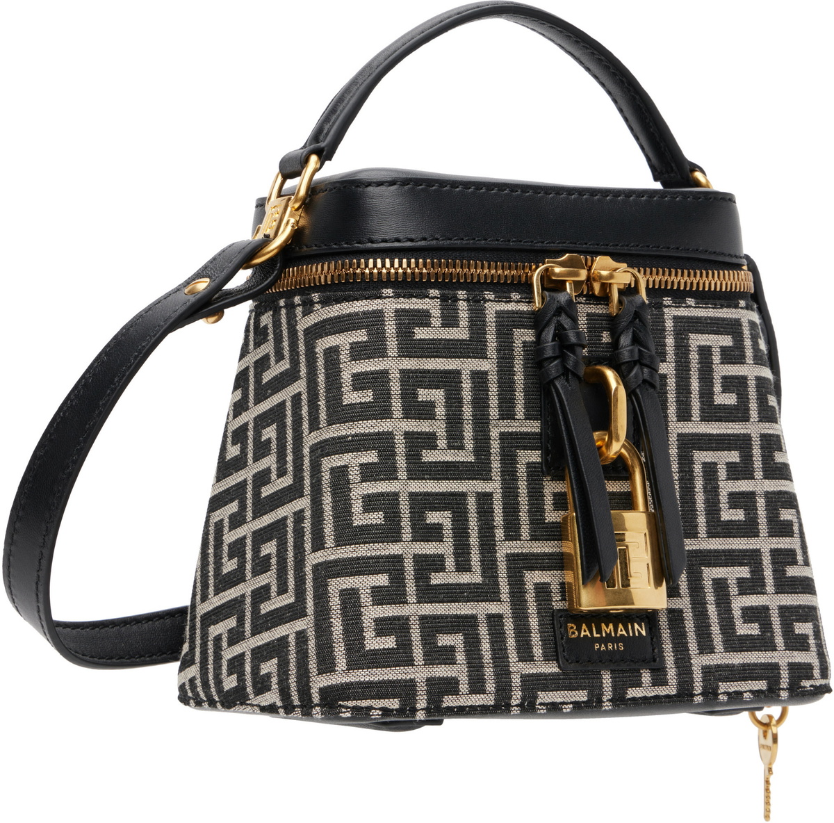 BALMAIN Black Pulse Vanity Bag