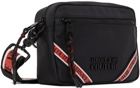 Versace Jeans Couture Black Canvas Messenger Bag