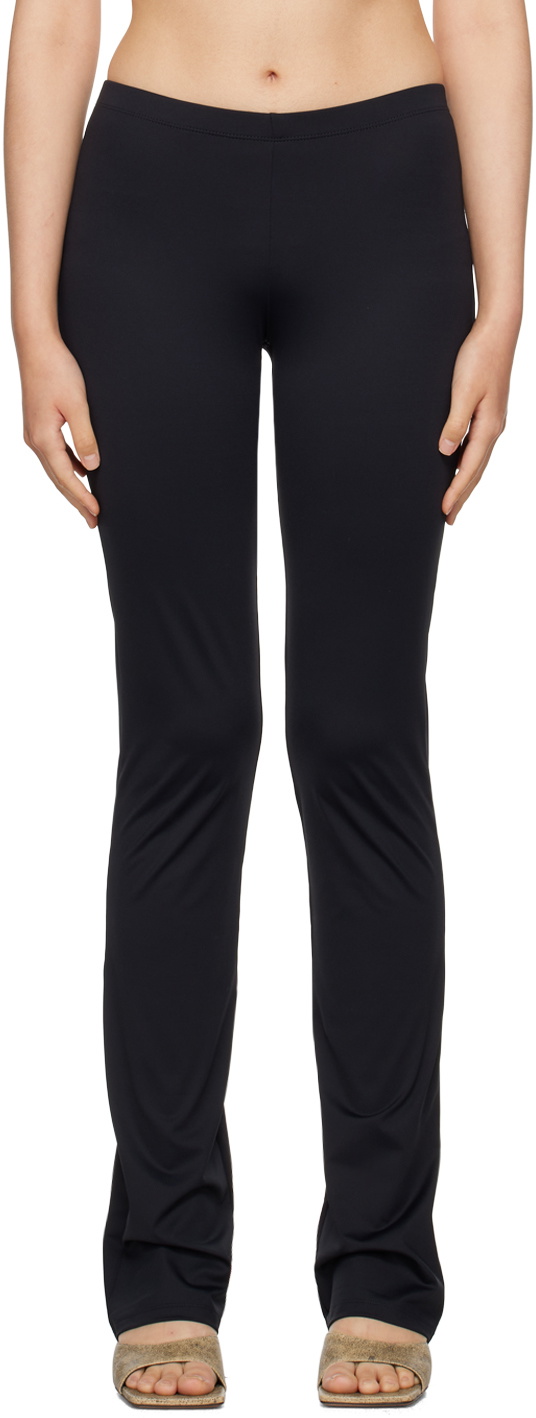 BINYA Black Elasticized Trousers