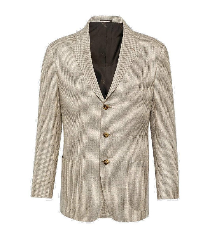 Photo: Kiton Cashmere, wool, silk and linen blazer