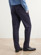 Boglioli - Straight-Leg Virgin Wool Trousers - Blue
