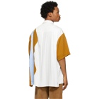 Ahluwalia White and Tan Liberation Short Sleeve Shirt
