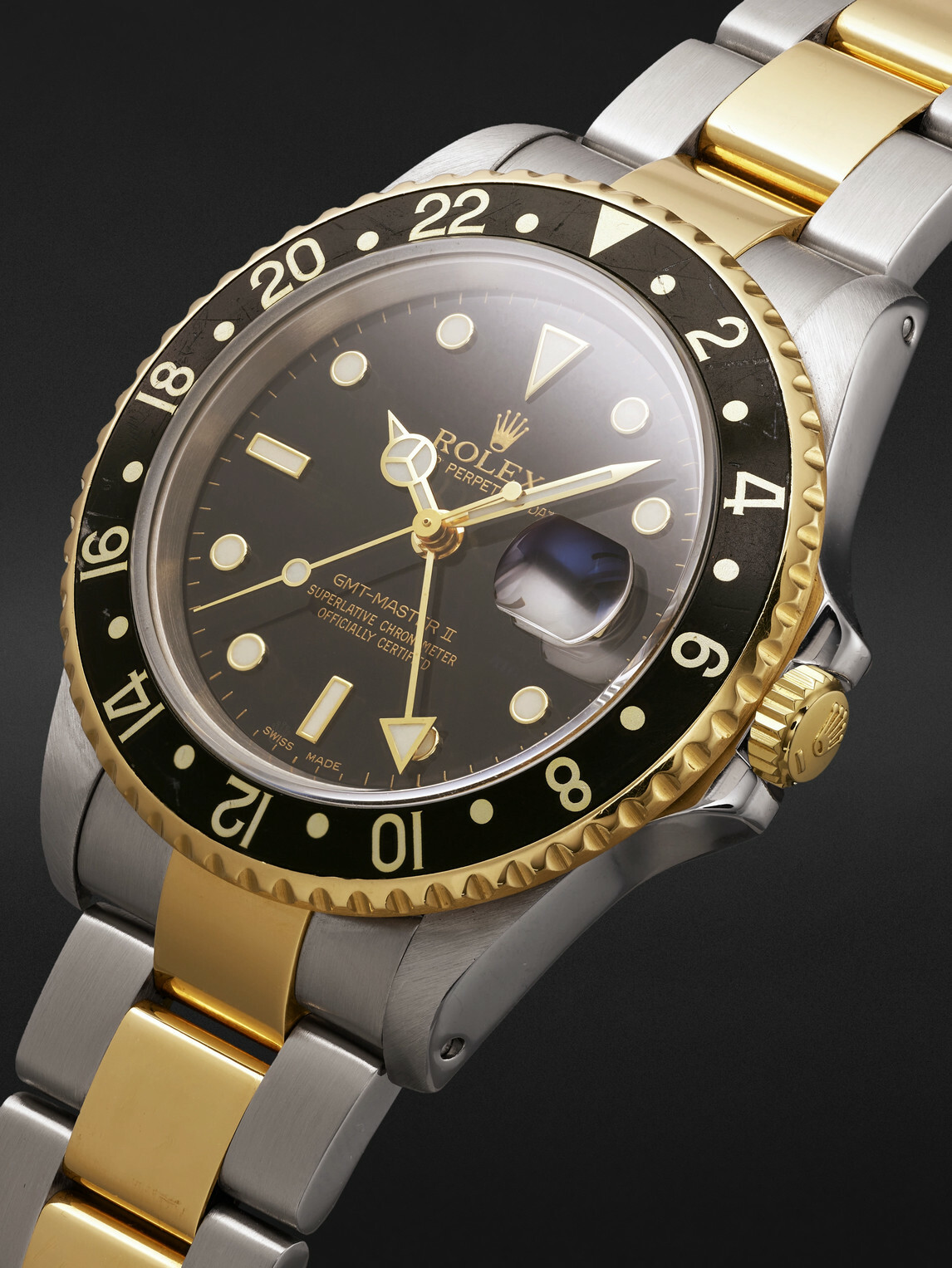 Stephanie Windsor - Rolex Vintage 2000 GMT Master II Automatic 40mm Stainless Steel and 18-Karat Yellow Gold Watch, ref. 16713 (Fits up to 7'' wrist)