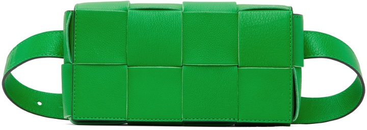 Photo: Bottega Veneta Green Cassette Belt Bag