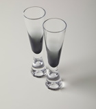 Tom Dixon - Tank set of 2 champagne glasses