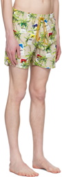 Rhude Multicolor Cigarette Swim Shorts