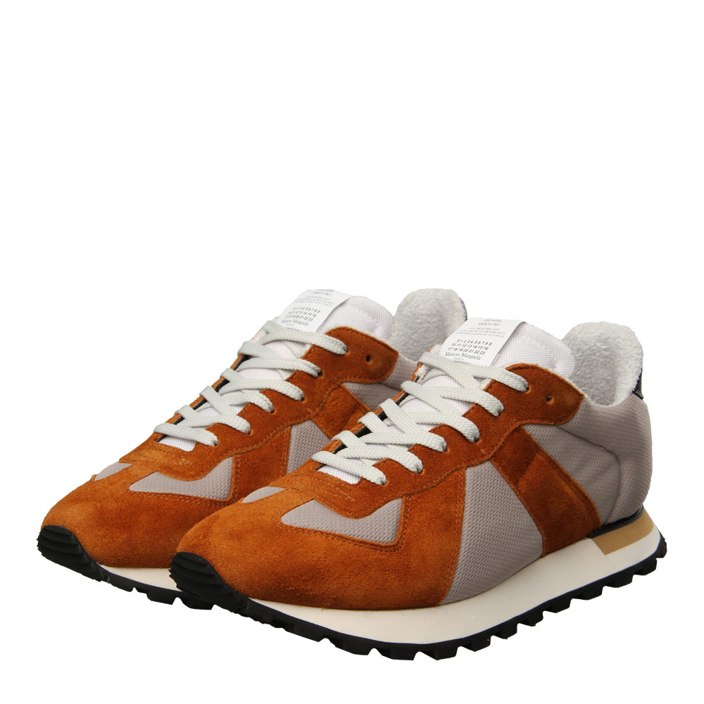 Retro Runner Sneaker - Sand / Brown