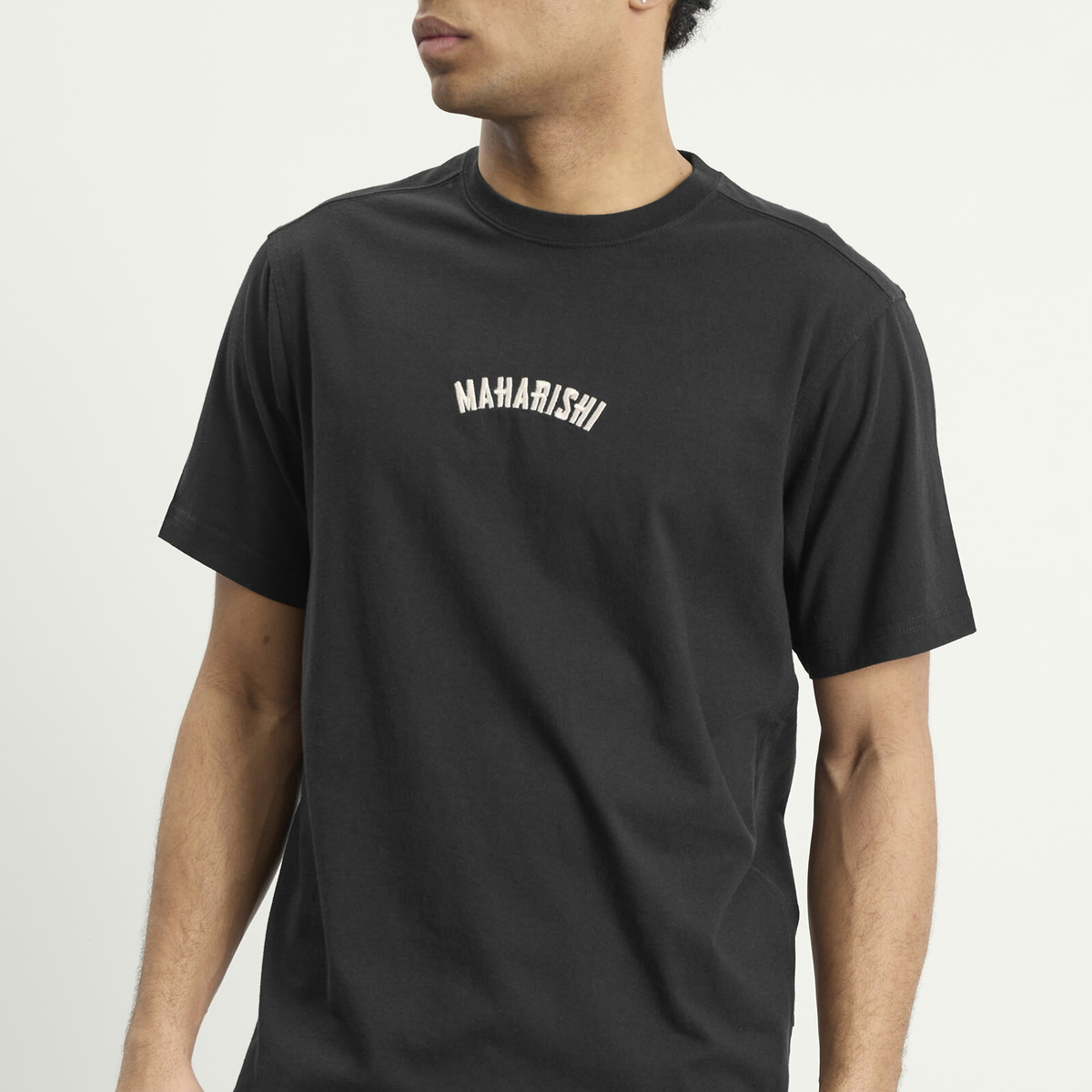 Maharishi Men's Organic Logo T-Shirt in Black