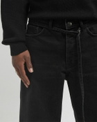 032c DOWN TO EARTH WIDE LEG JEAN Black Mens Jeans