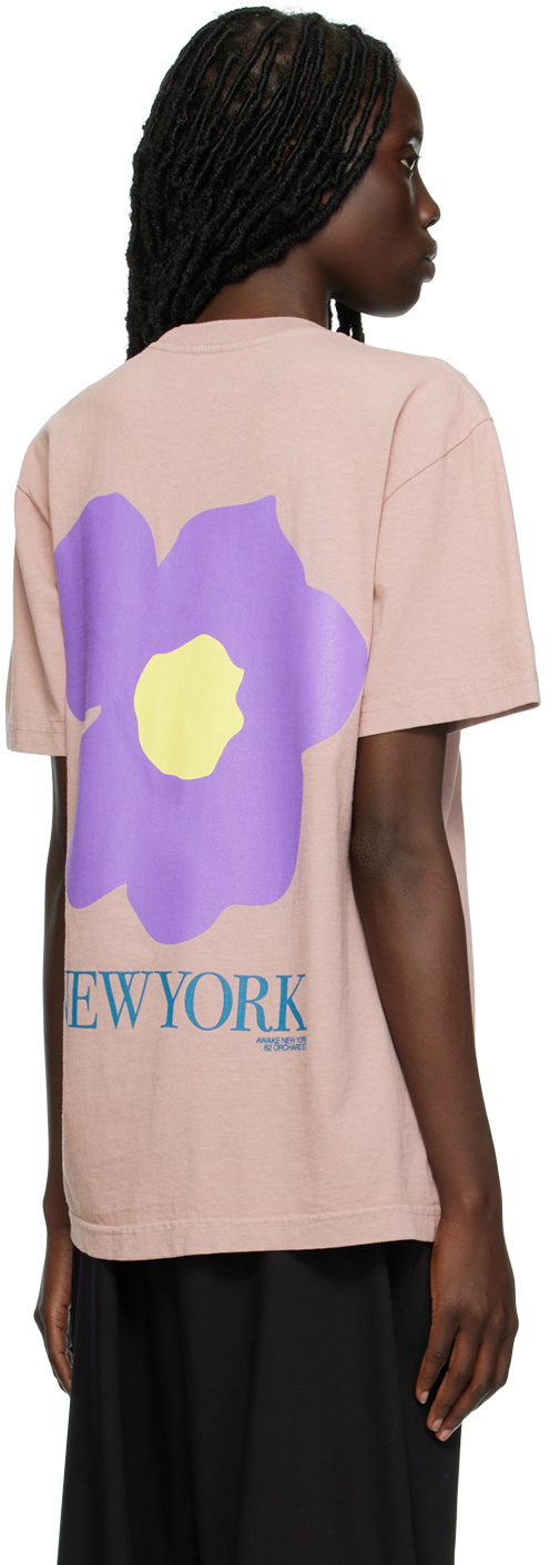 Awake NY Purple Floral T-Shirt
