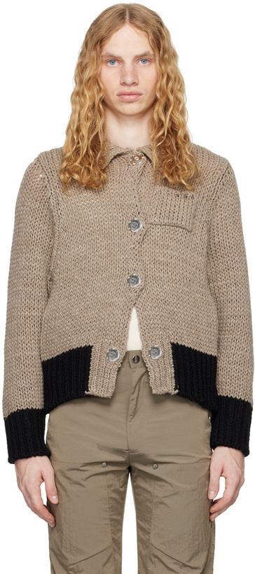 Photo: OUAT Taupe Meta Knit Cardigan