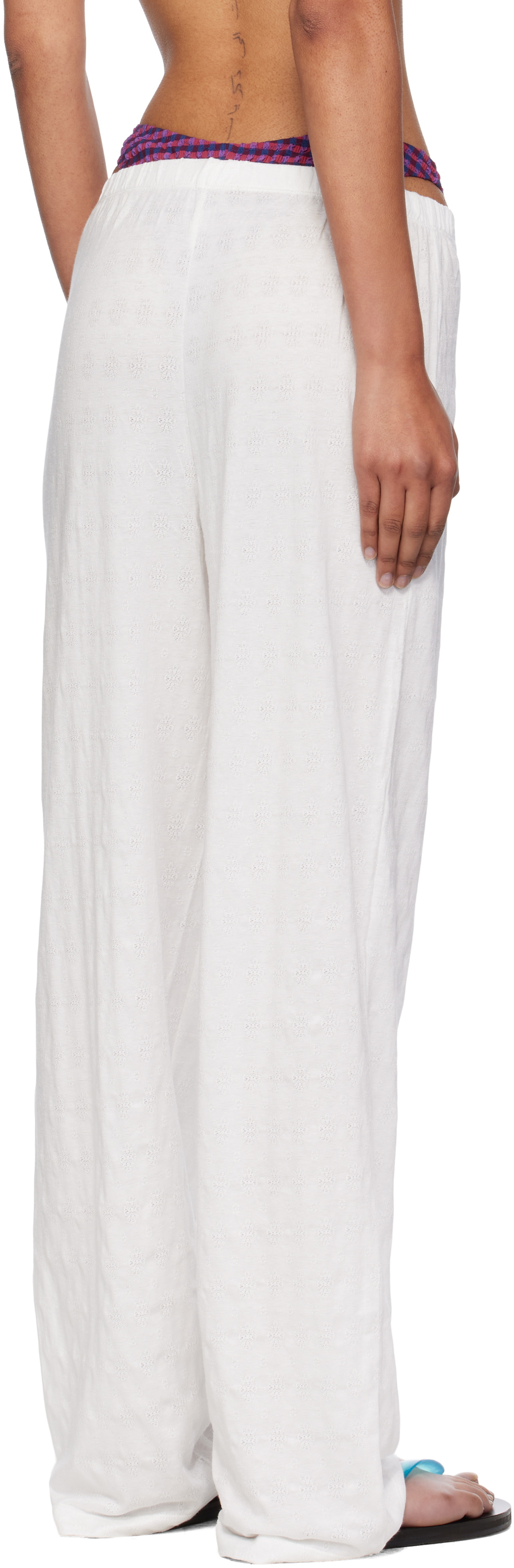 Fruity Booty White Petal Lounge Pants