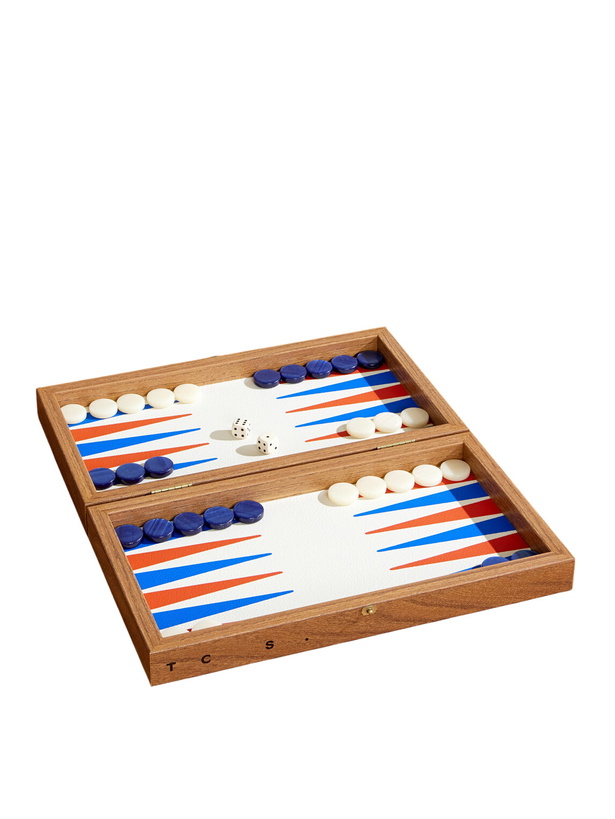Photo: The Conran Shop - Milos Wood and Leather Travel Backgammon Set