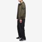 Stone Island Men's Soft Shell-R Hooded Jacket in Olive