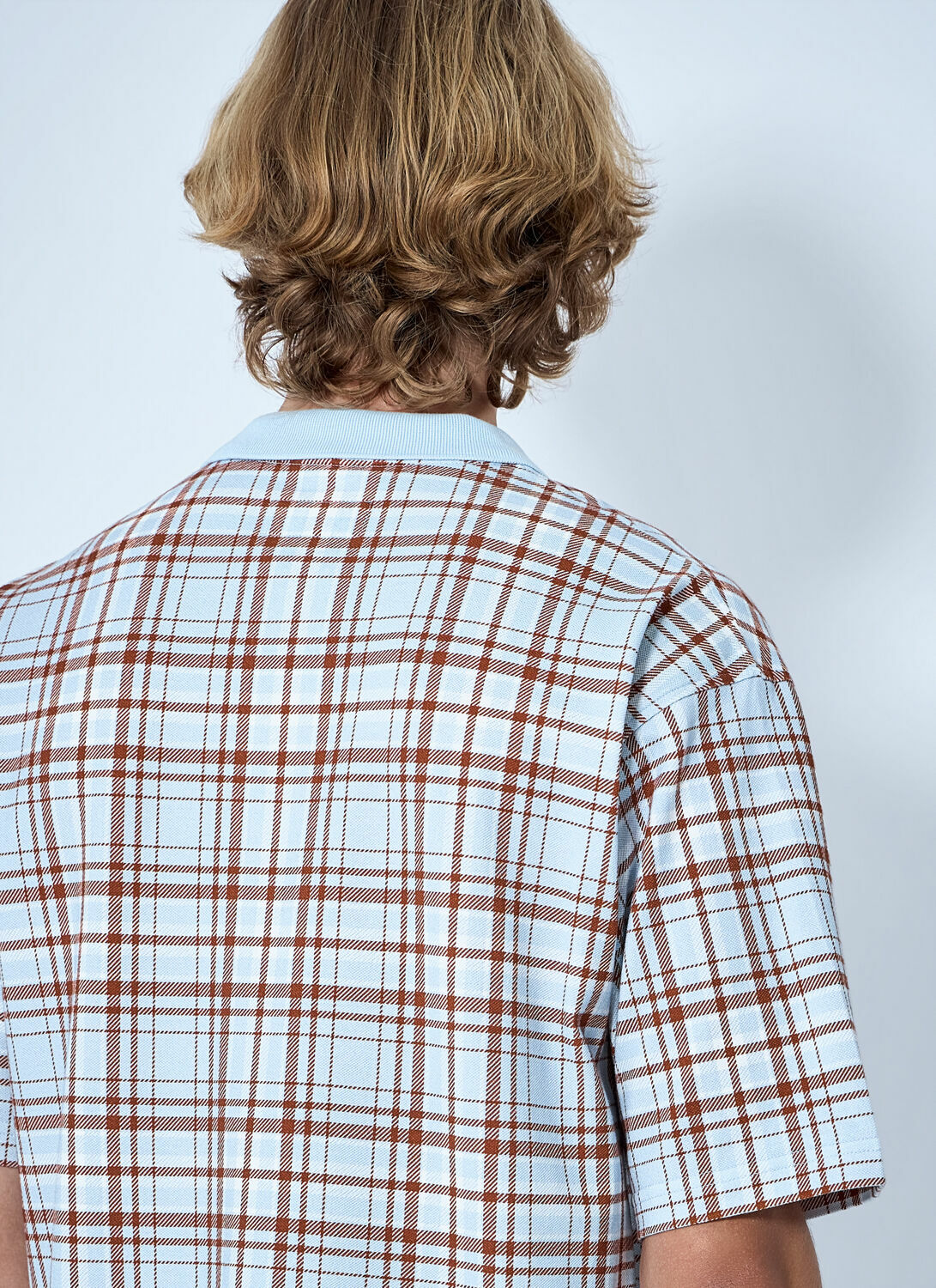 Bott Plaid Polo Shirt