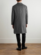 Brunello Cucinelli - Wool and Cashmere-Blend Overcoat - Gray
