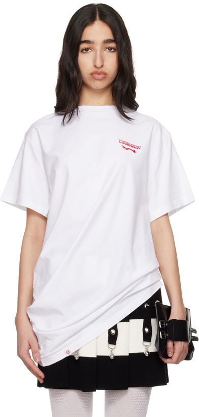 Photo: Charles Jeffrey LOVERBOY White Topsy Turvy T-shirt