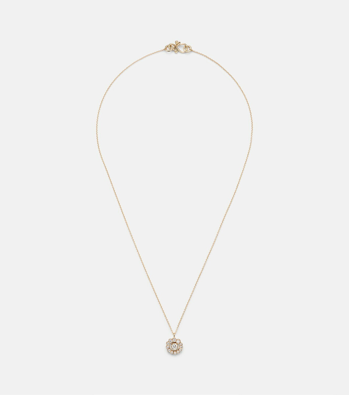 Sophie Bille Brahe Rêve Simple 18kt gold necklace with diamonds