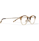 Mr Leight - Stanley C Round-Frame Tortoiseshell Acetate and Gold-Tone Titanium Optical Glasses - Tortoiseshell