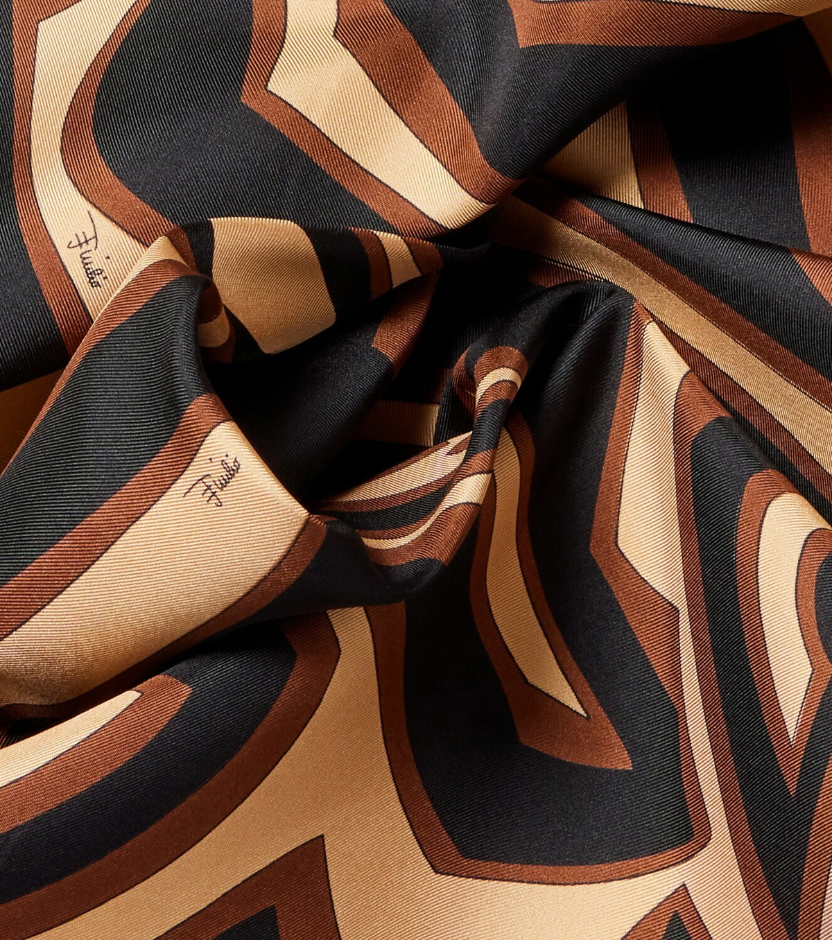 Pucci Labirinto silk twill scarf
