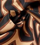 Pucci Labirinto silk twill scarf