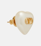 Valentino VLogo faux pearl earrings