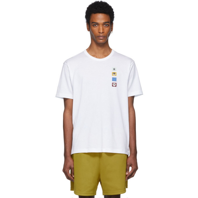 Photo: Acne Studios White Nash Animal Face T-Shirt