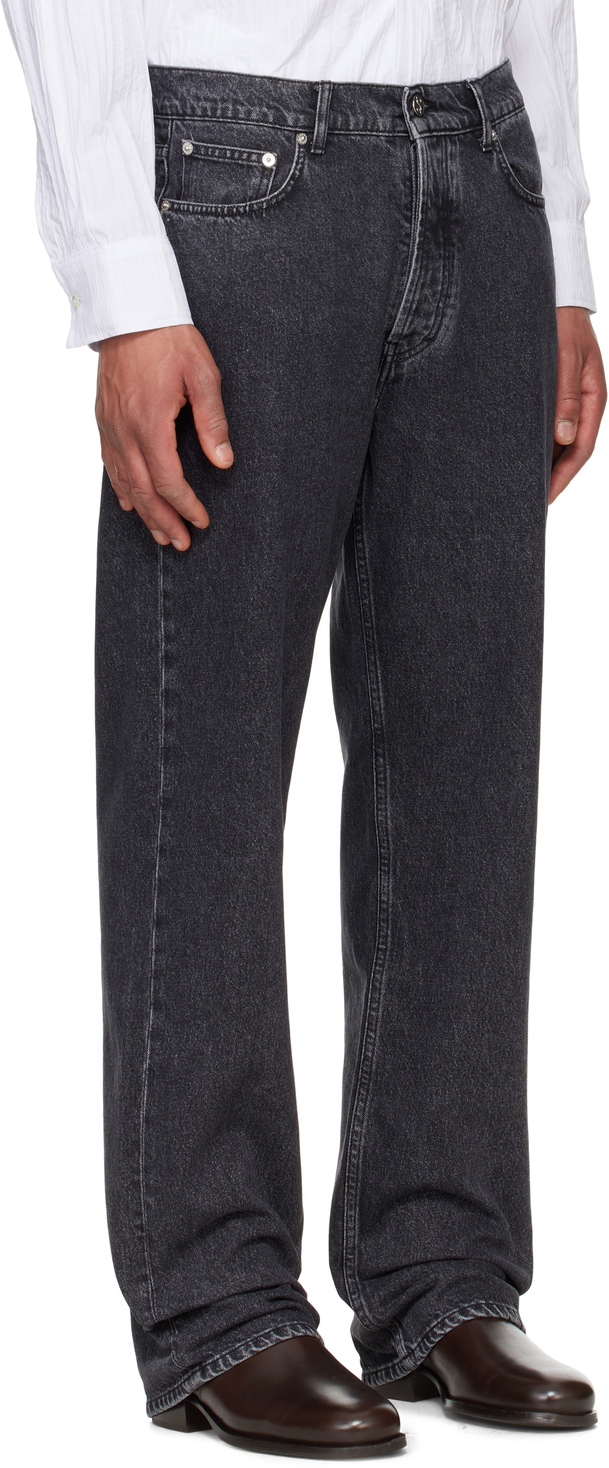Séfr Black Classic Cut Jeans
