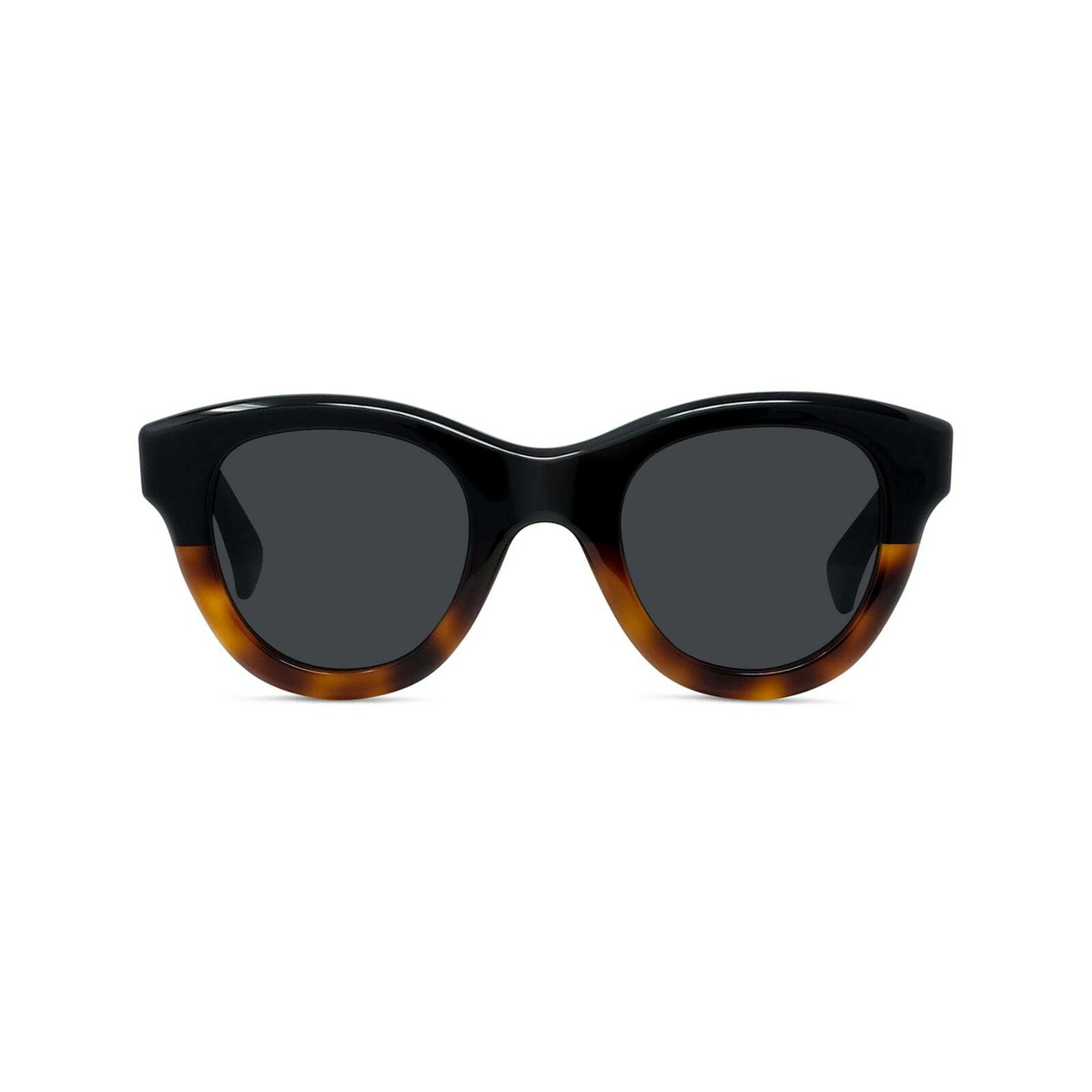Kenzo Eyewear Women's AKA Sunglasses in Shiny Black/Smoke Kenzo