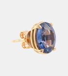 Shay Jewelry 18kt rose gold earrings with blue sapphires