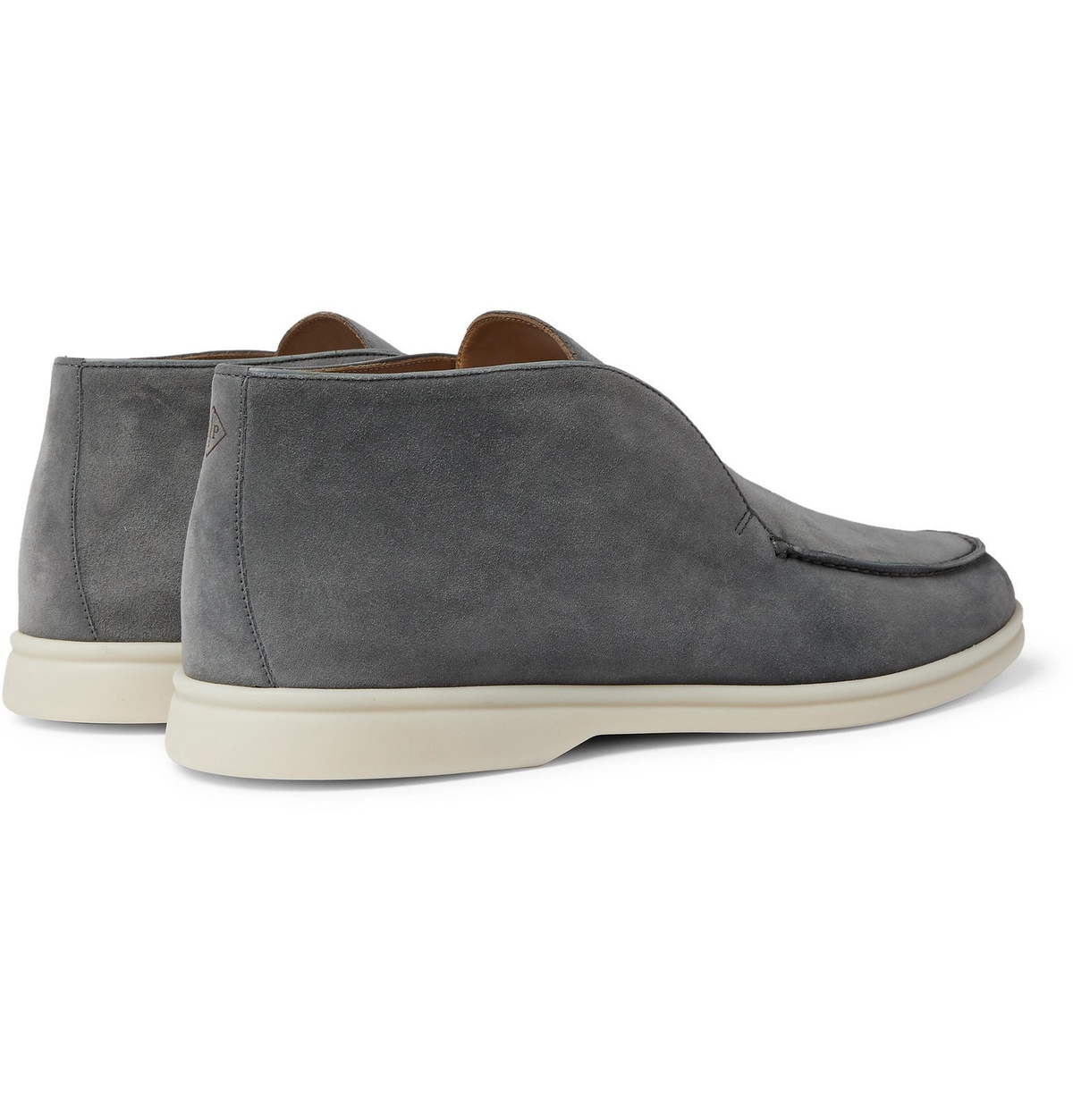Loro Piana - Open Walk Suede Boots - Gray Loro Piana