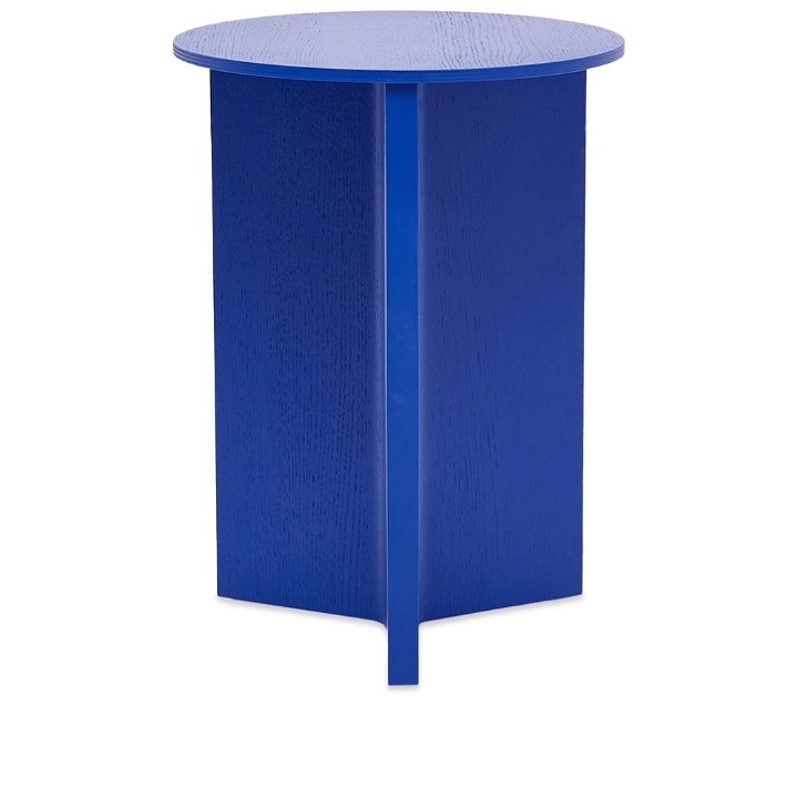 Photo: HAY Slit Side Table in Vivid Blue