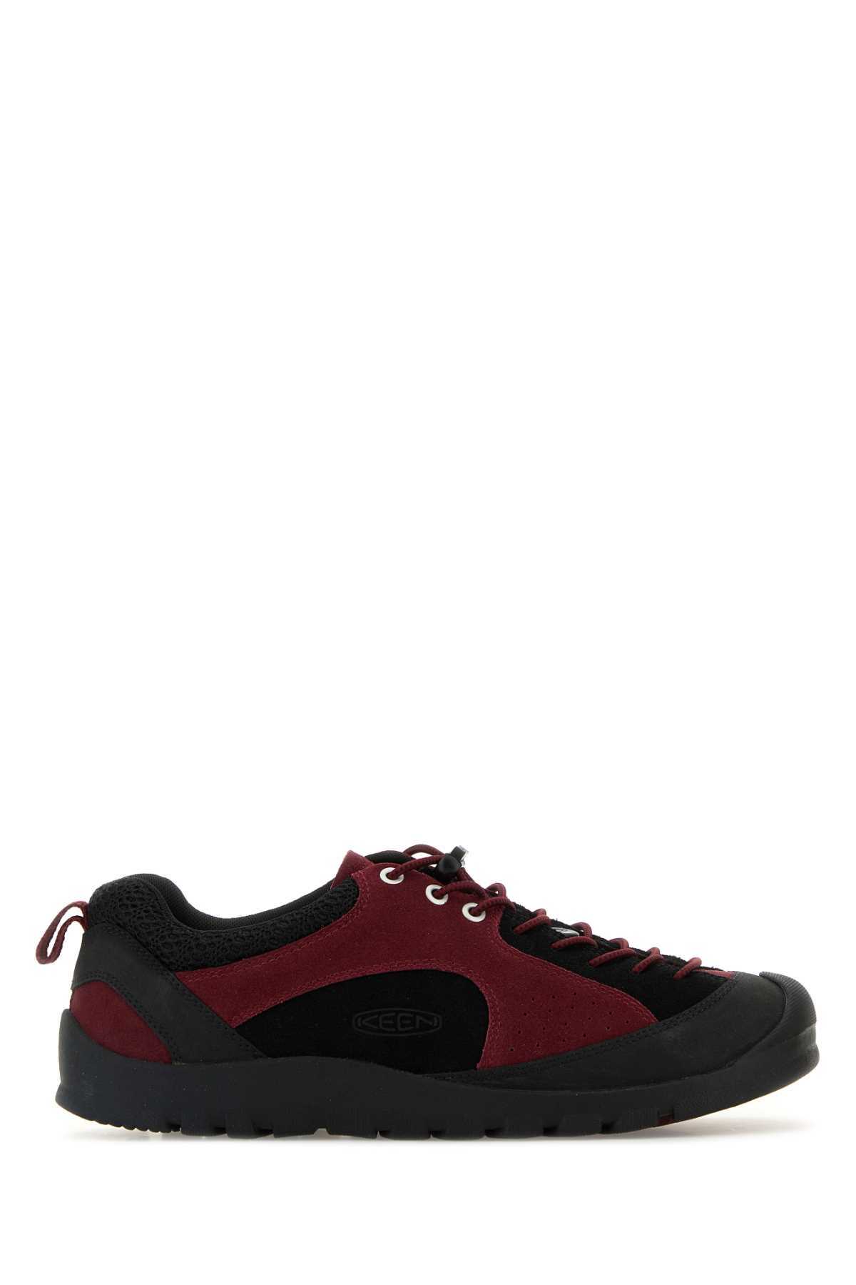 Keen Two-tone Suede And Fabric Jasper Rocks Sneakers