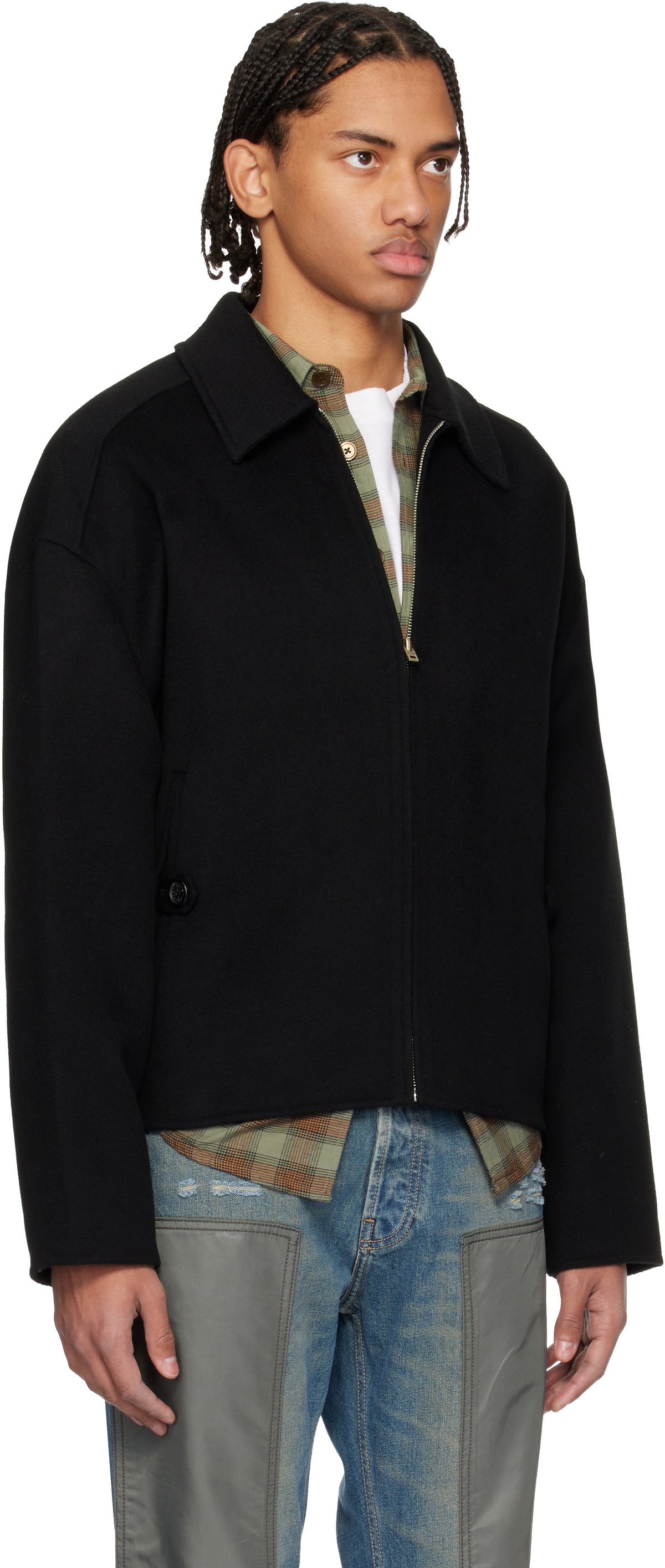 Acne Studios Black Cashmere Jacket