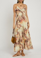 Isabel Marant étoile Vasmila Printed Cotton Maxi Dress Multicoloured