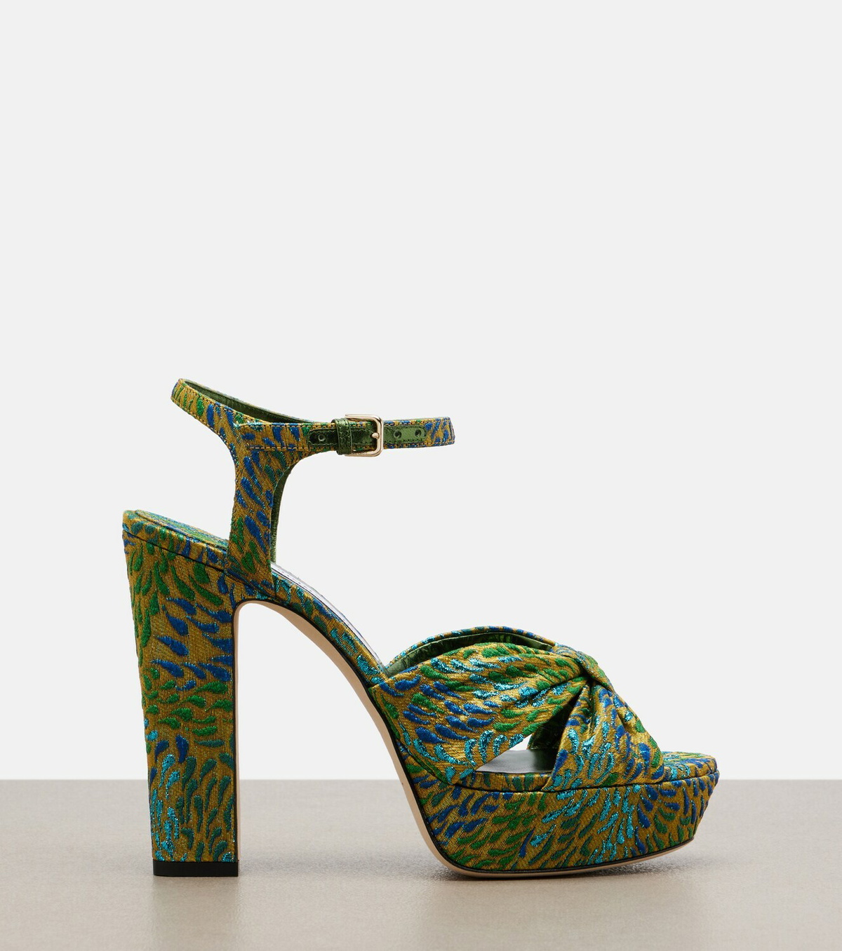 Jimmy Choo Heloise brocade platform sandals