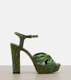 Jimmy Choo Heloise brocade platform sandals