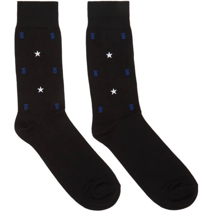 Photo: Burberry Black TB Monogram Star Socks