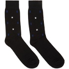 Burberry Black TB Monogram Star Socks