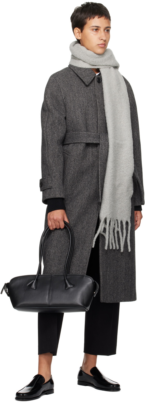 Dunst Gray Belted Coat