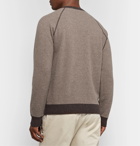 Thom Sweeney - Mélange Wool and Cashmere-Blend Sweater - Brown