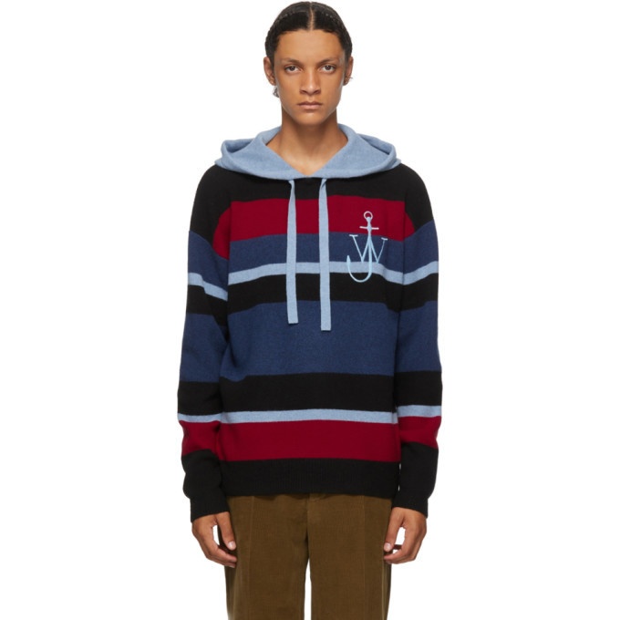 Photo: JW Anderson Blue Striped Anchor Hoodie