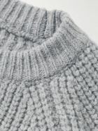 The Frankie Shop - Carter Ribbed Merino Wool-Blend Sweater - Gray