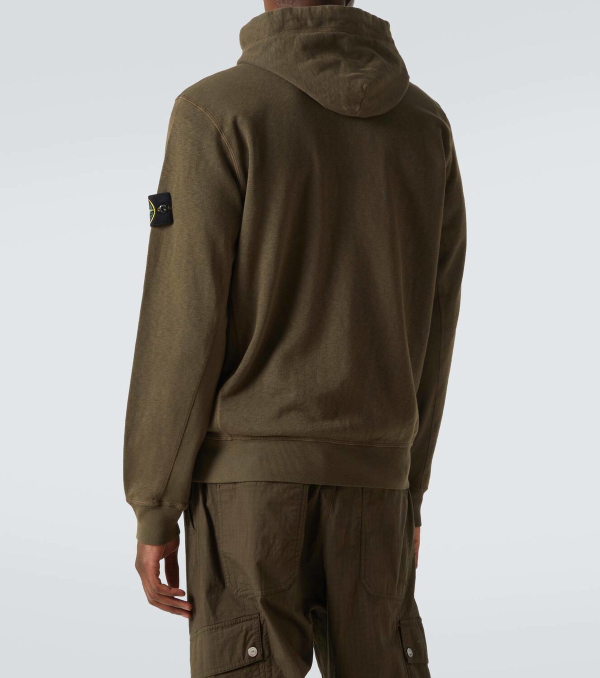 Stone Island Compass cotton zip-up hoodie Stone Island